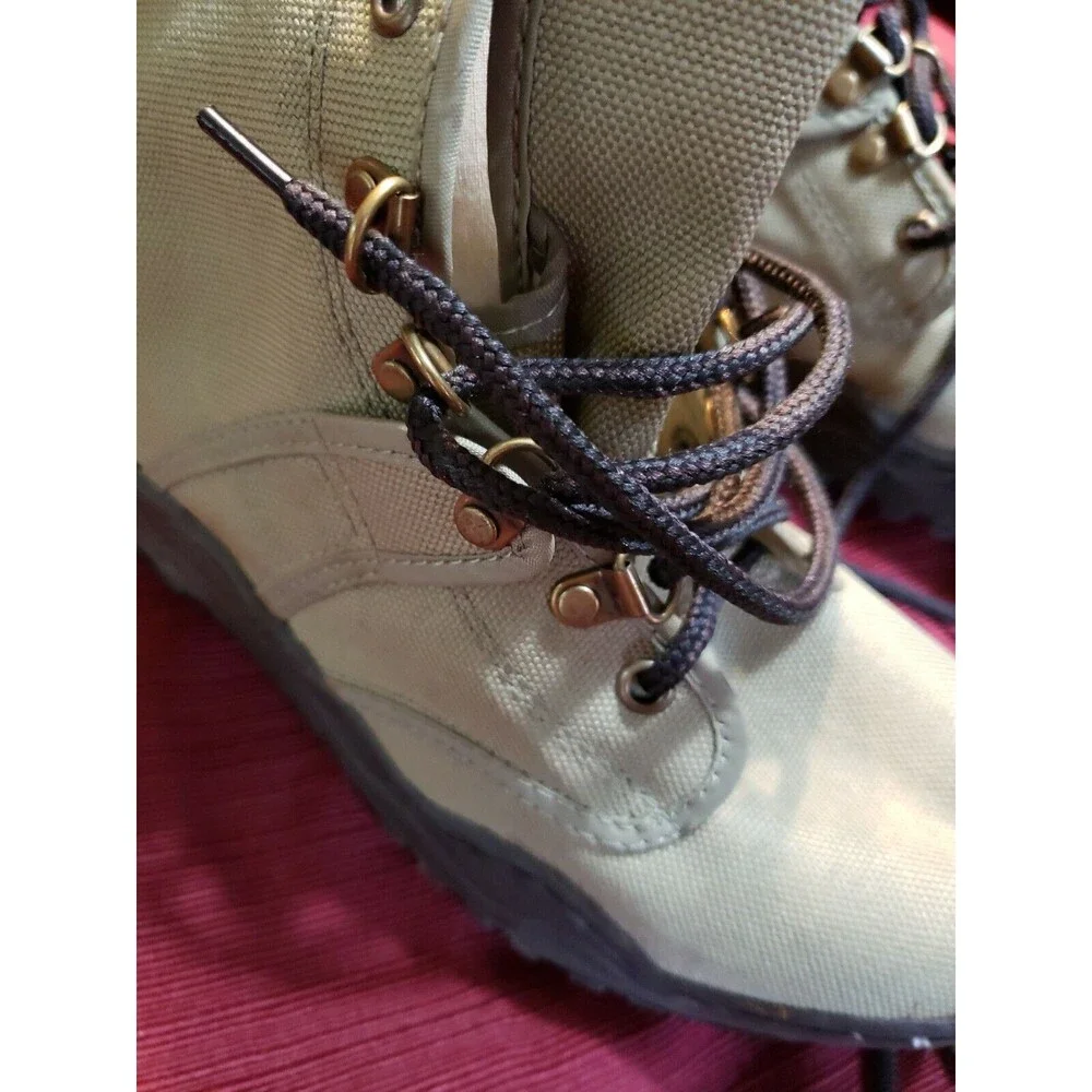 Canvas Lug Sole Wading Boots Olive Green Size 8 Flyfishing Fishing No Brand NWOT